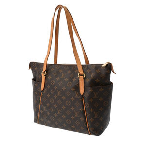 Louis Vuitton Brown Bag Canvas Monogram Totally Tote